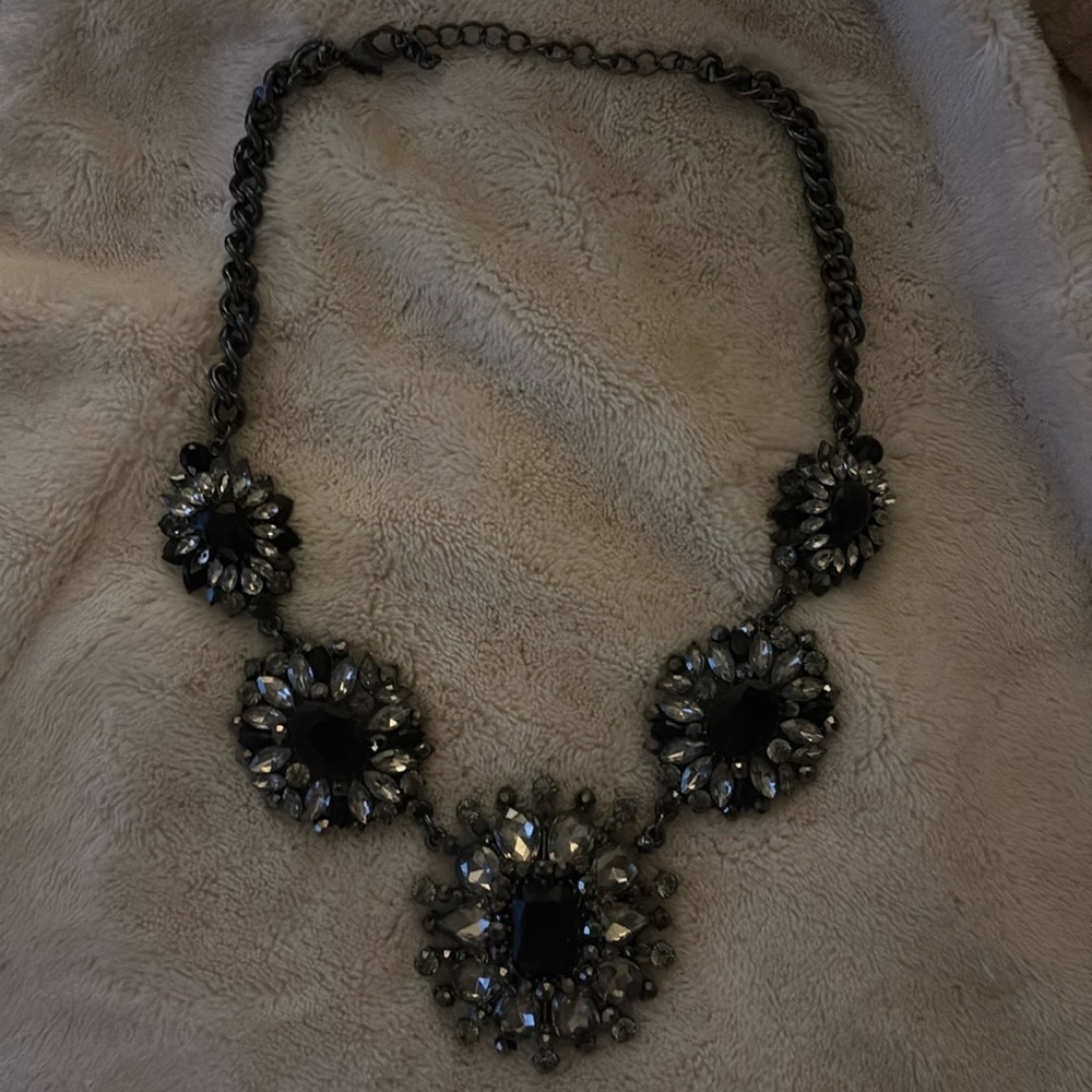 Tasha Smoke Gem Necklace